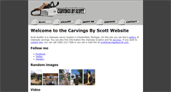 Desktop Screenshot of carvingsbyscott.com